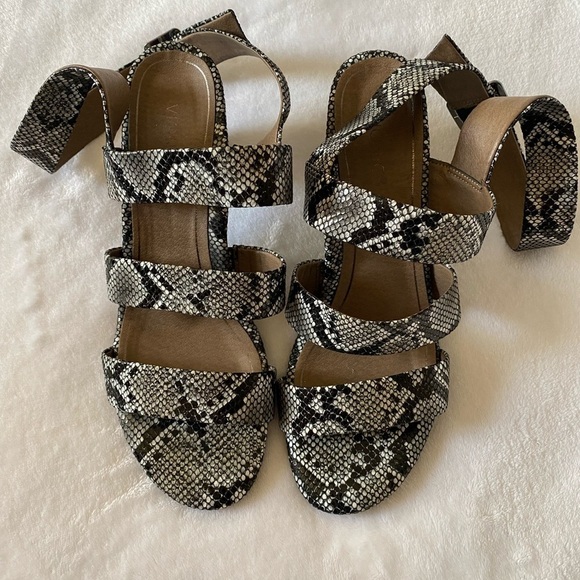 Vionic Women’s Blaire Snake Print Leather Heels Size 9.5 - Picture 1 of 11